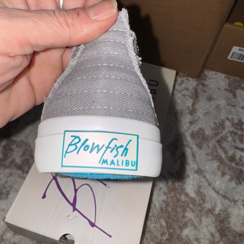 Blowfish Malibu Marley Gray Slip-On Sneakers - Picture 4 of 9